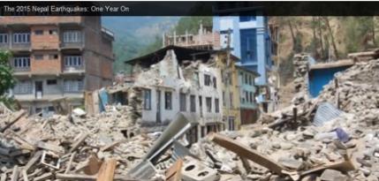 Nepal Earthquake: One Year Anniversary